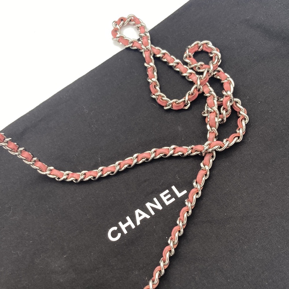 CHANEL CC SILVER HARDWARE LIGHT PINK QUILTED WOC BAG WITH DUST BAG - Picture 14 of 17